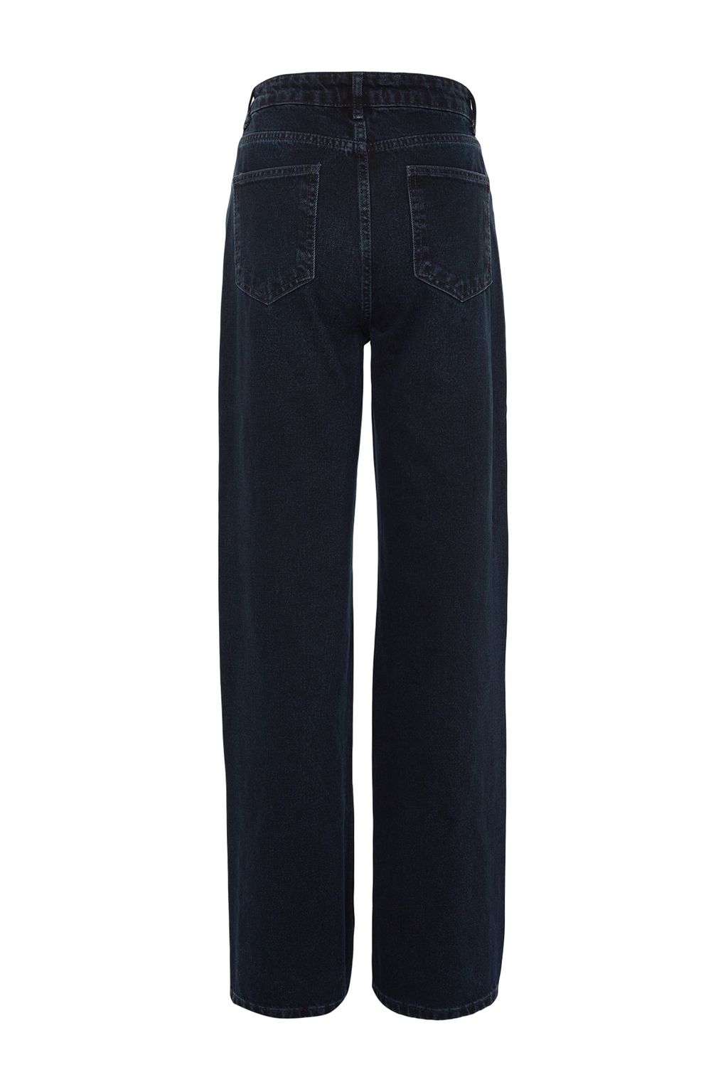 TRENDYOLMILLA Gece Mavisi Yuksek Bel Wide Leg Jeans TWOSS23JE00083  фото 12