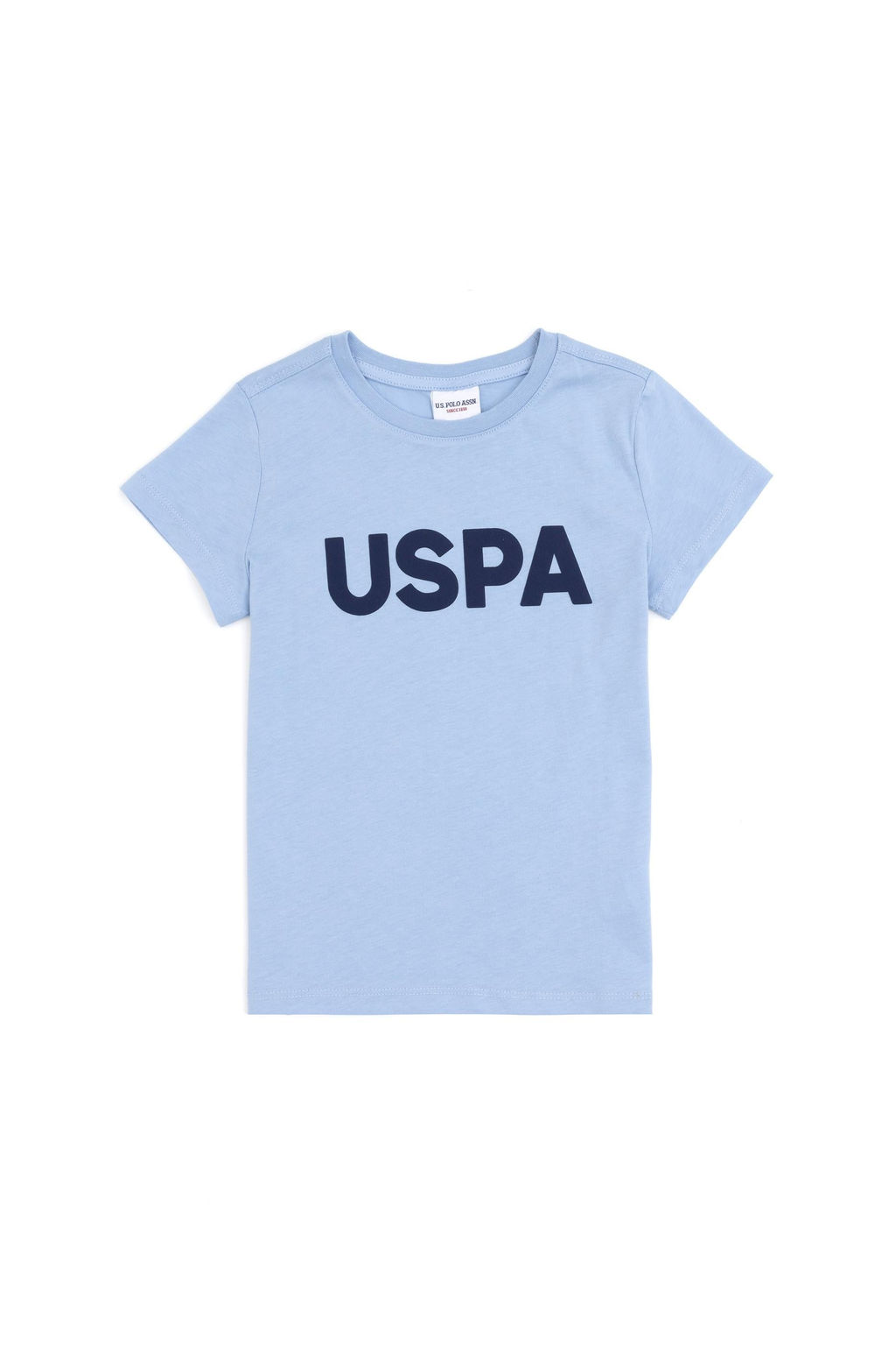 Голубая базовая футболка для мальчика - U.s. polo assn фото 4