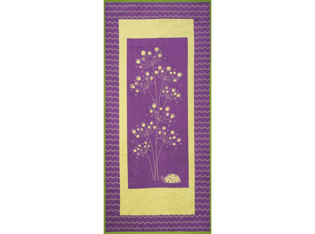 Полотенце махровое 6с102.411ж1 Мелодия лета(3-сирень4) 67х150см