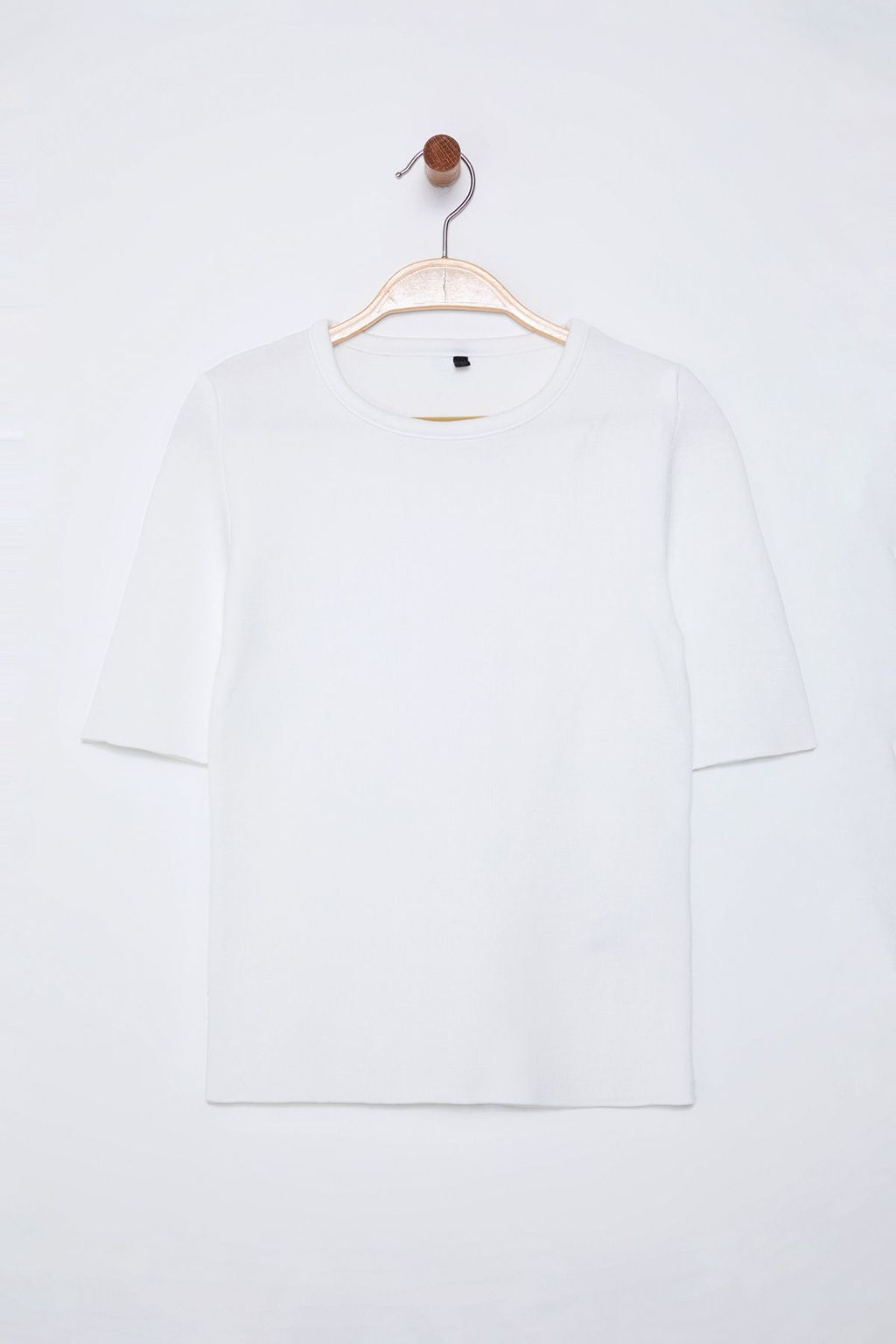 Trendyolmilla Siyah Cizgili Triko Bluz TWOAW23BZ00015 фото 9