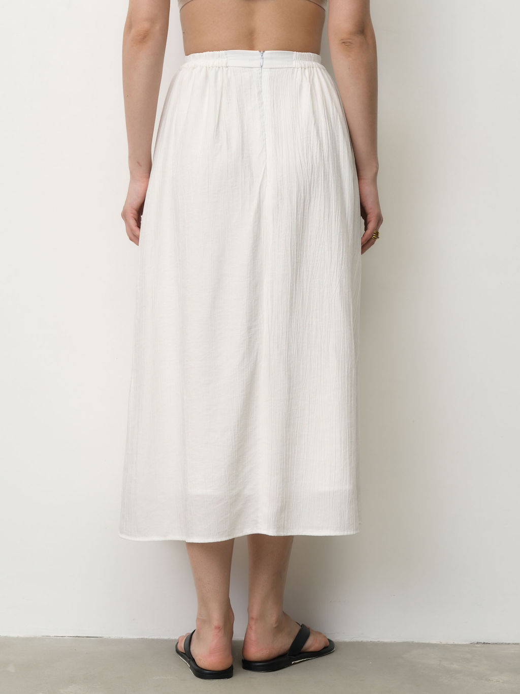 Юбка из вискозы 8011946 белая