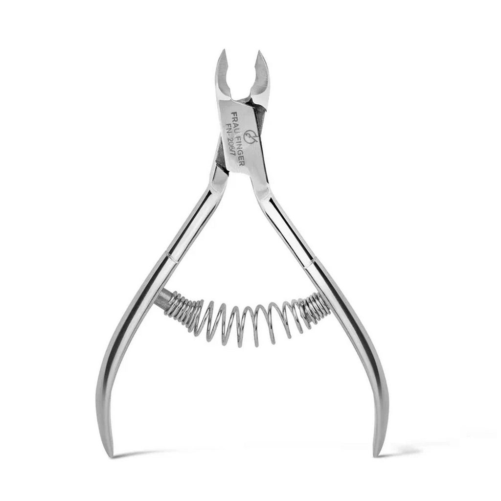 Frau Finger Кусачки маникюрные для кутикулы / Classic FN-206/7SP, спиральная пружина, ручная заточка, 7 мм