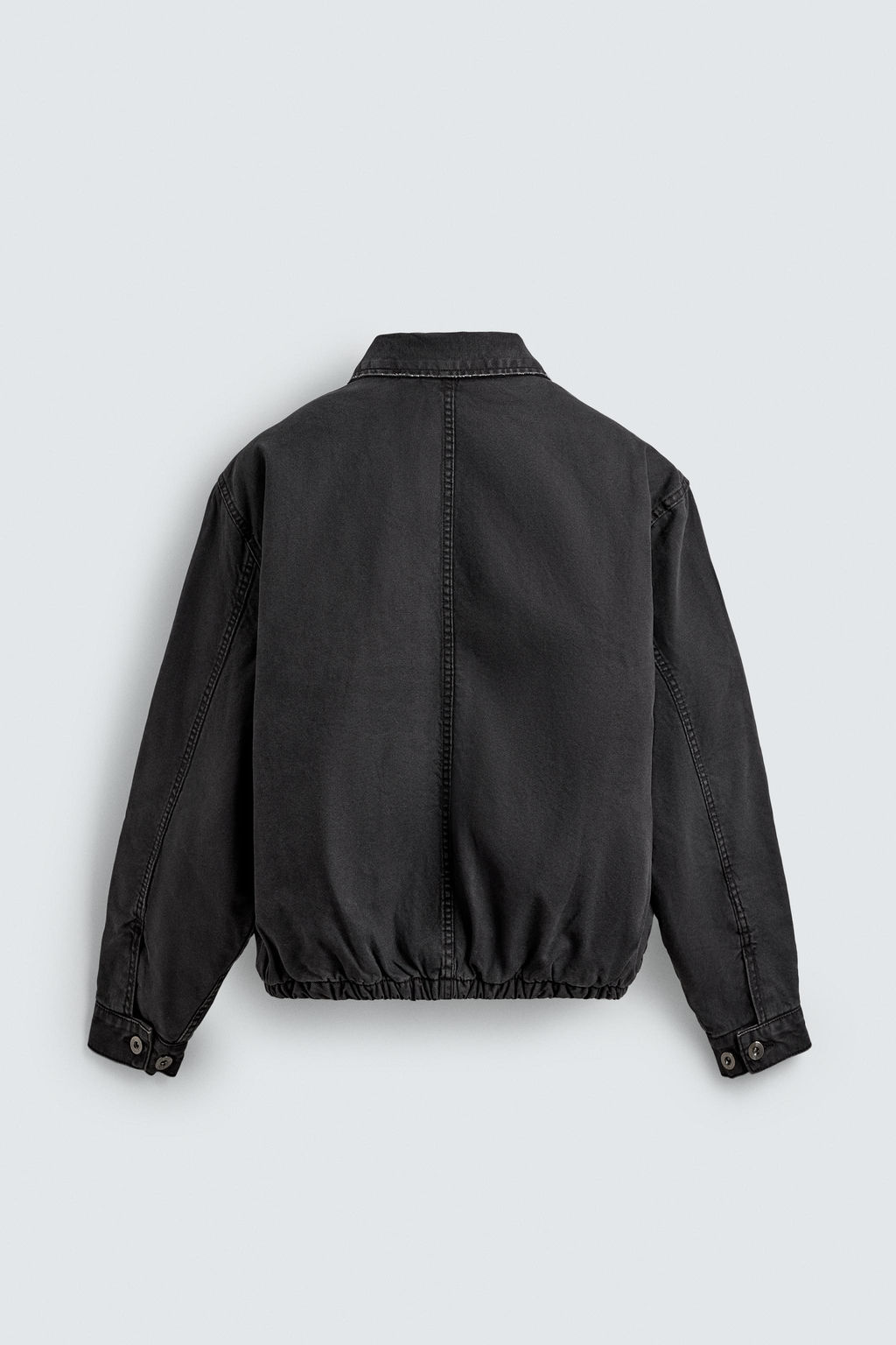 QUILTED DENIM JACKET - Zara фото 9