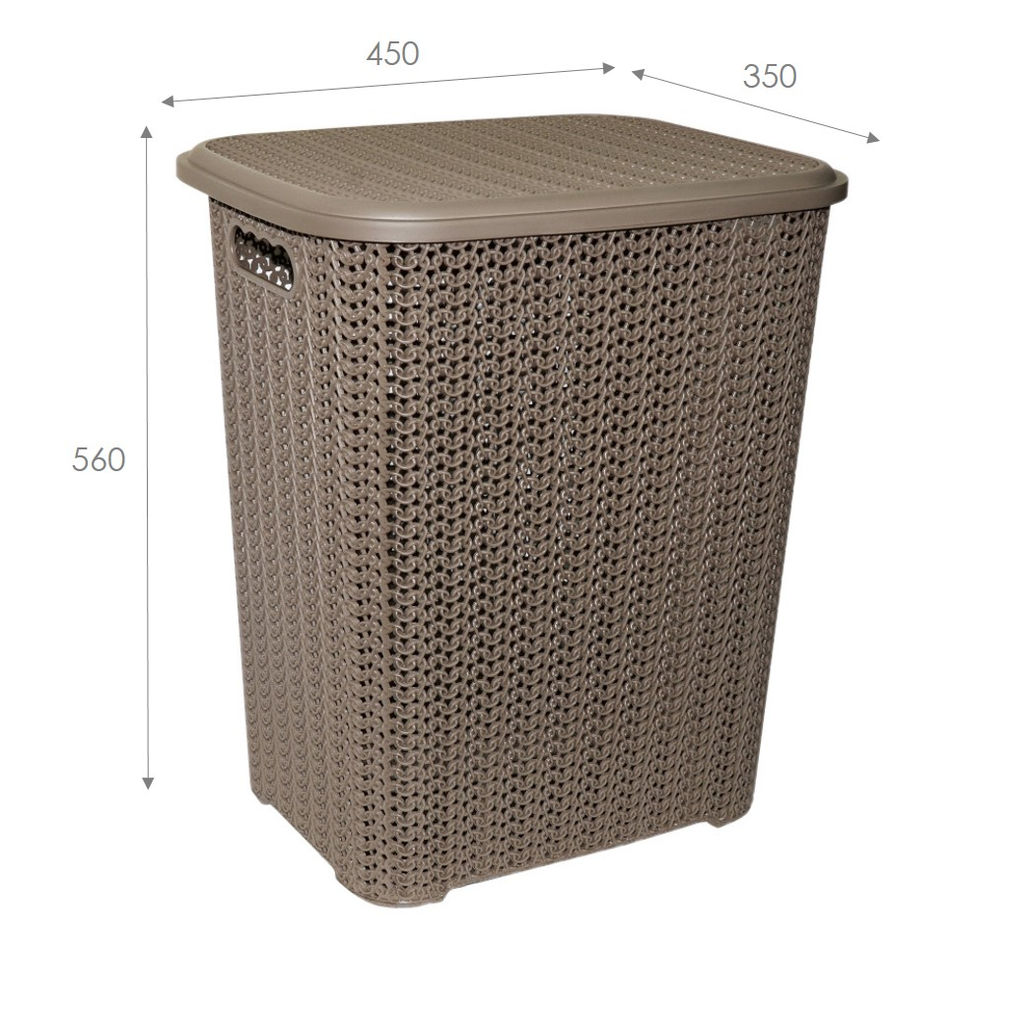 Корзина для белья 60 л Вязь, арт. 2060/19 /20 /21/36/06