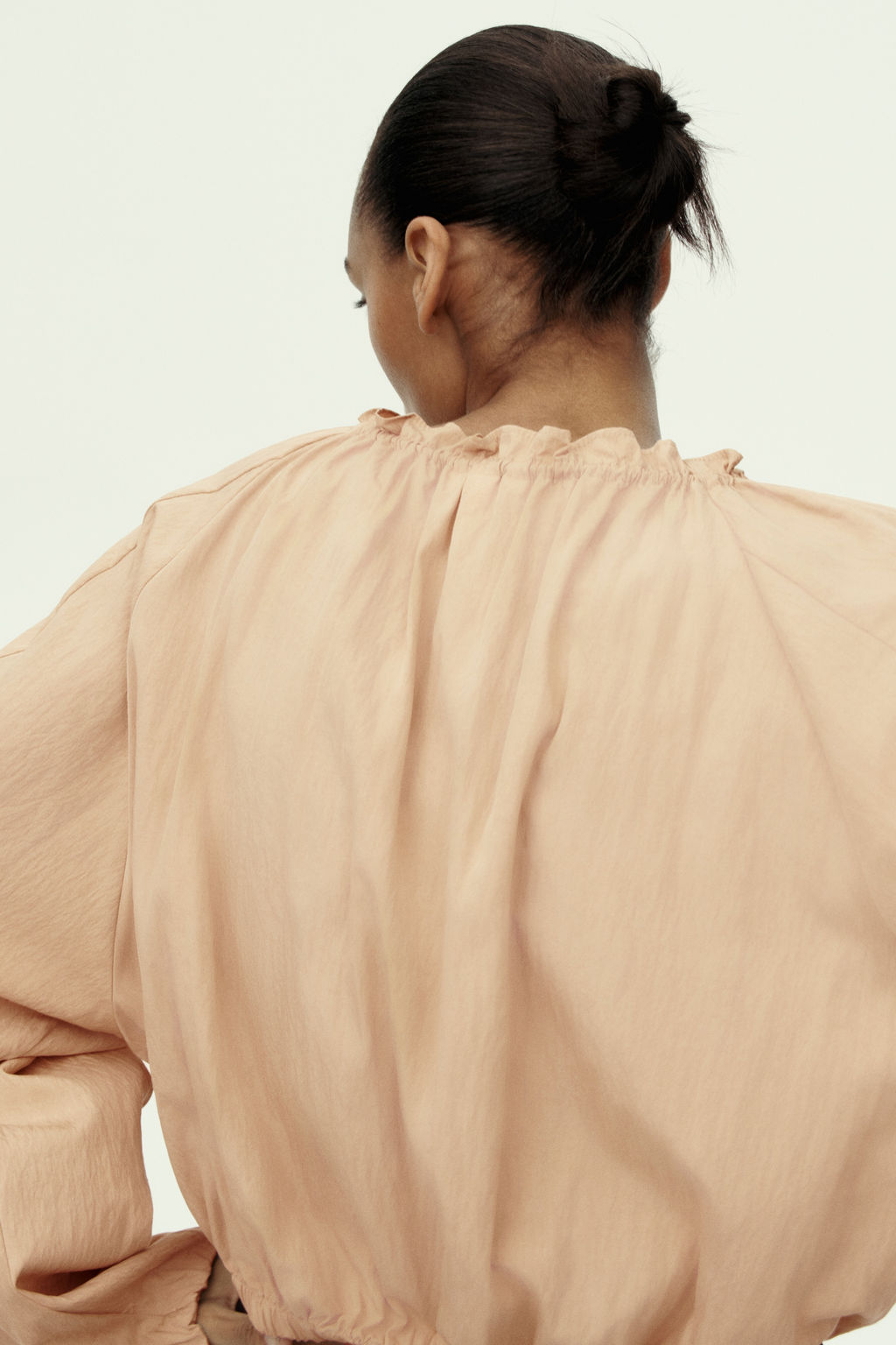 Blusa con bajo burbuja - H&m фото 4