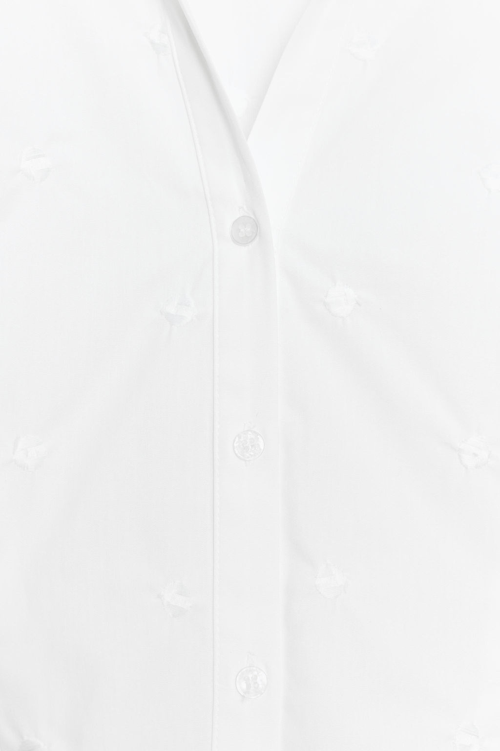 CAMISA BORDADOS MANGA ABULLONADA / Blanco - Zara фото 9