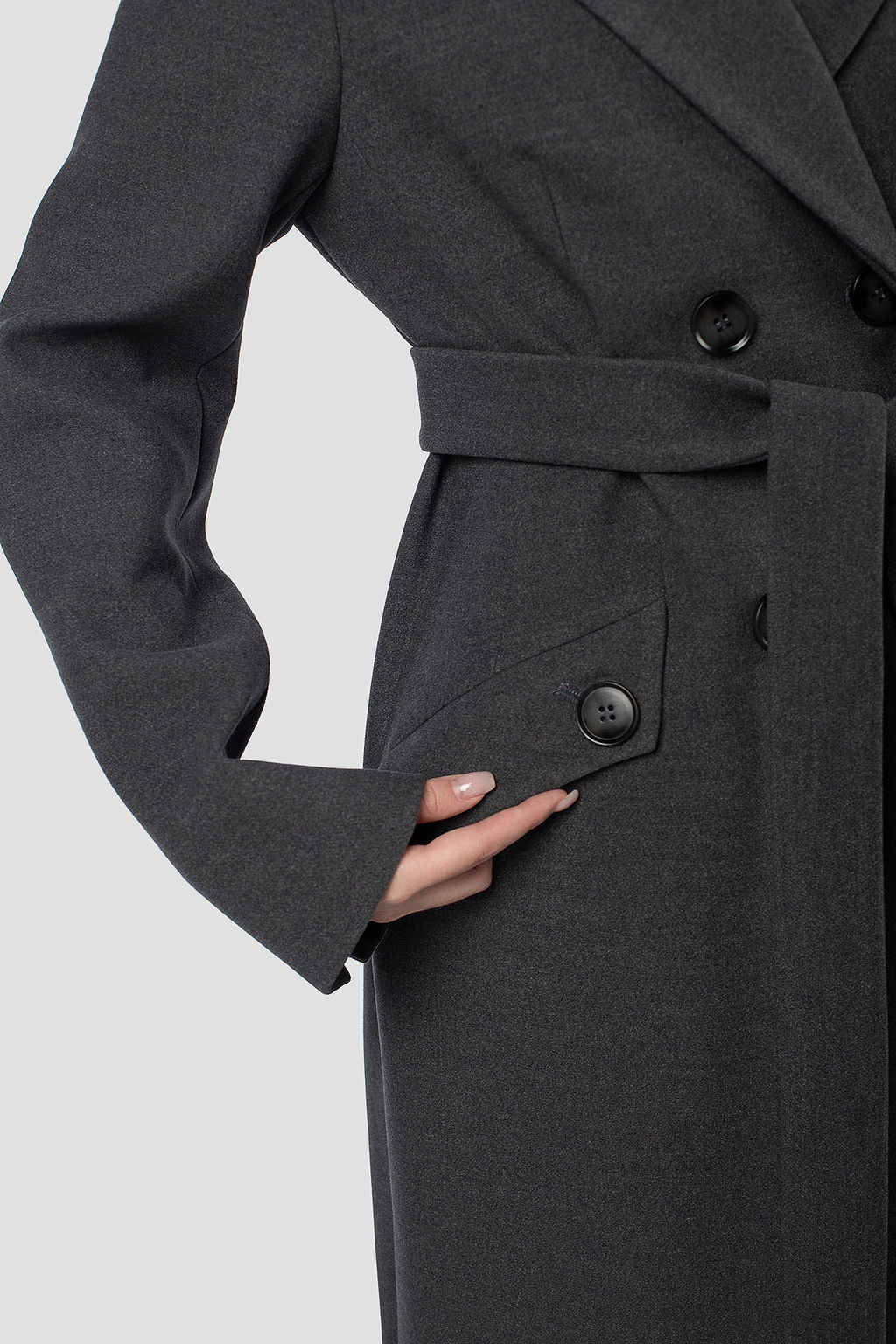 Пальто демисезонное (пояс) - El podio фото 6