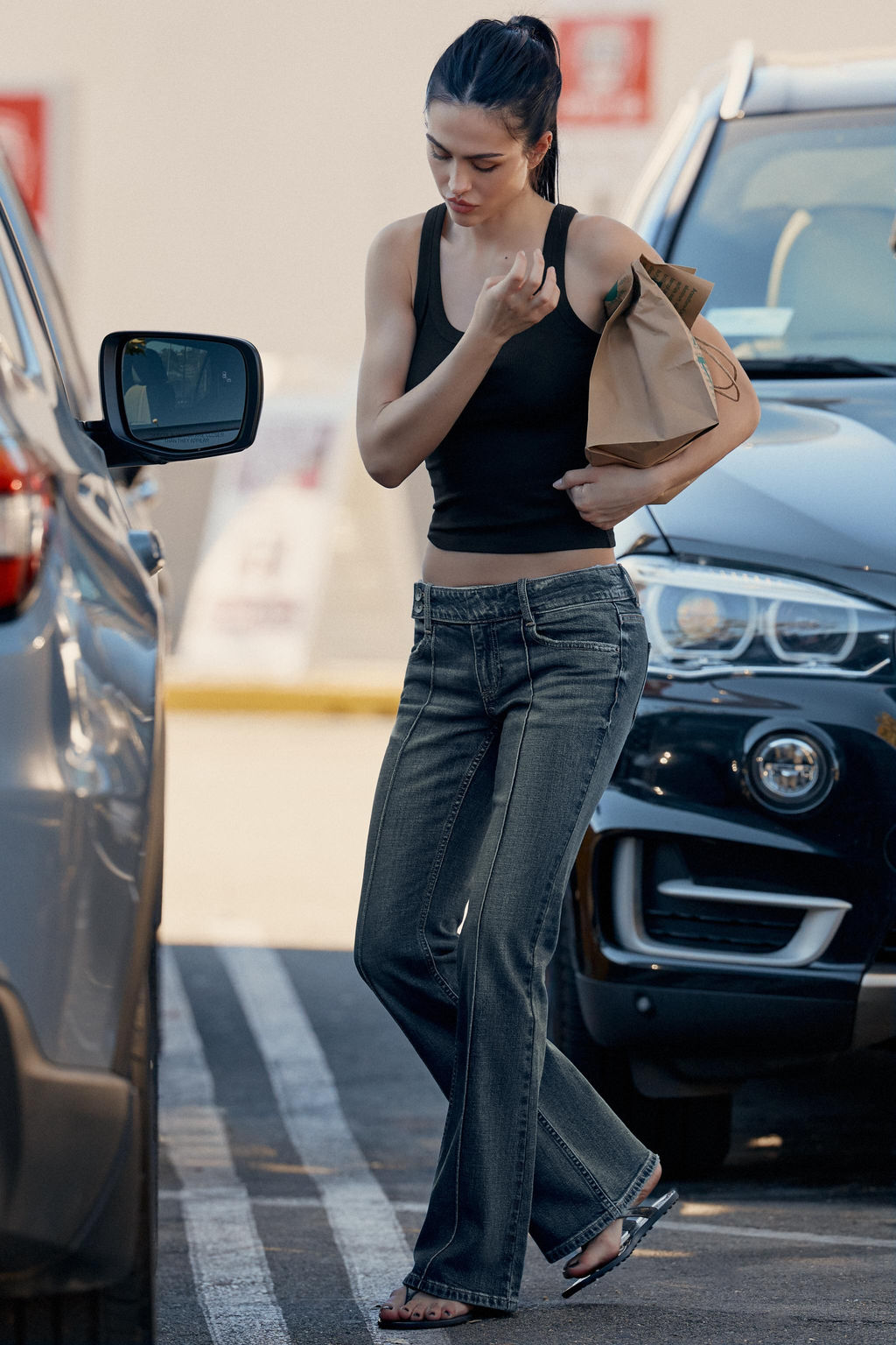 JEANS TRF BOOTCUT TIRO BAJO / Azul - Zara фото 10