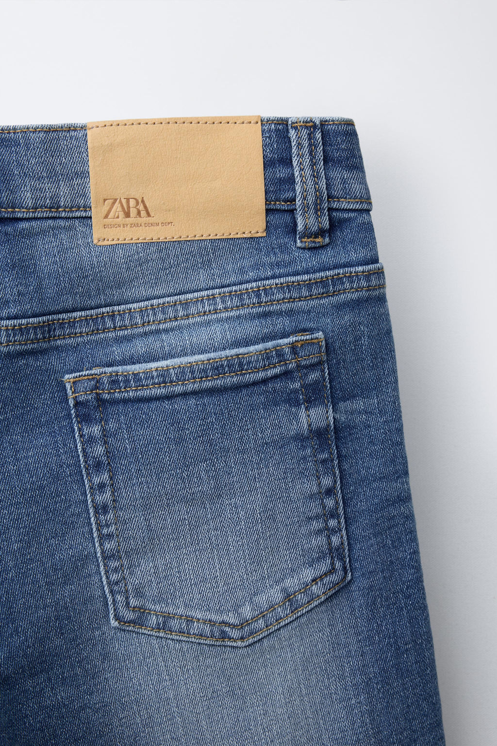 STRAIGHT DENIM BERMUDA SHORTS - Zara фото 4