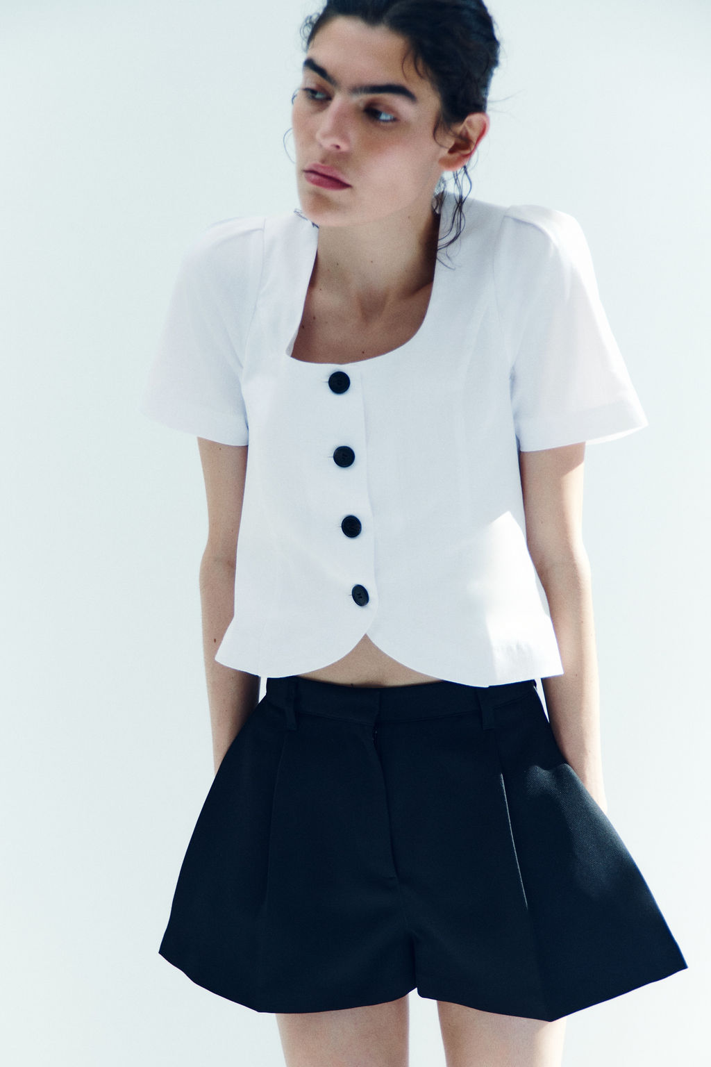 Blusa con escote en U - H&m фото 2