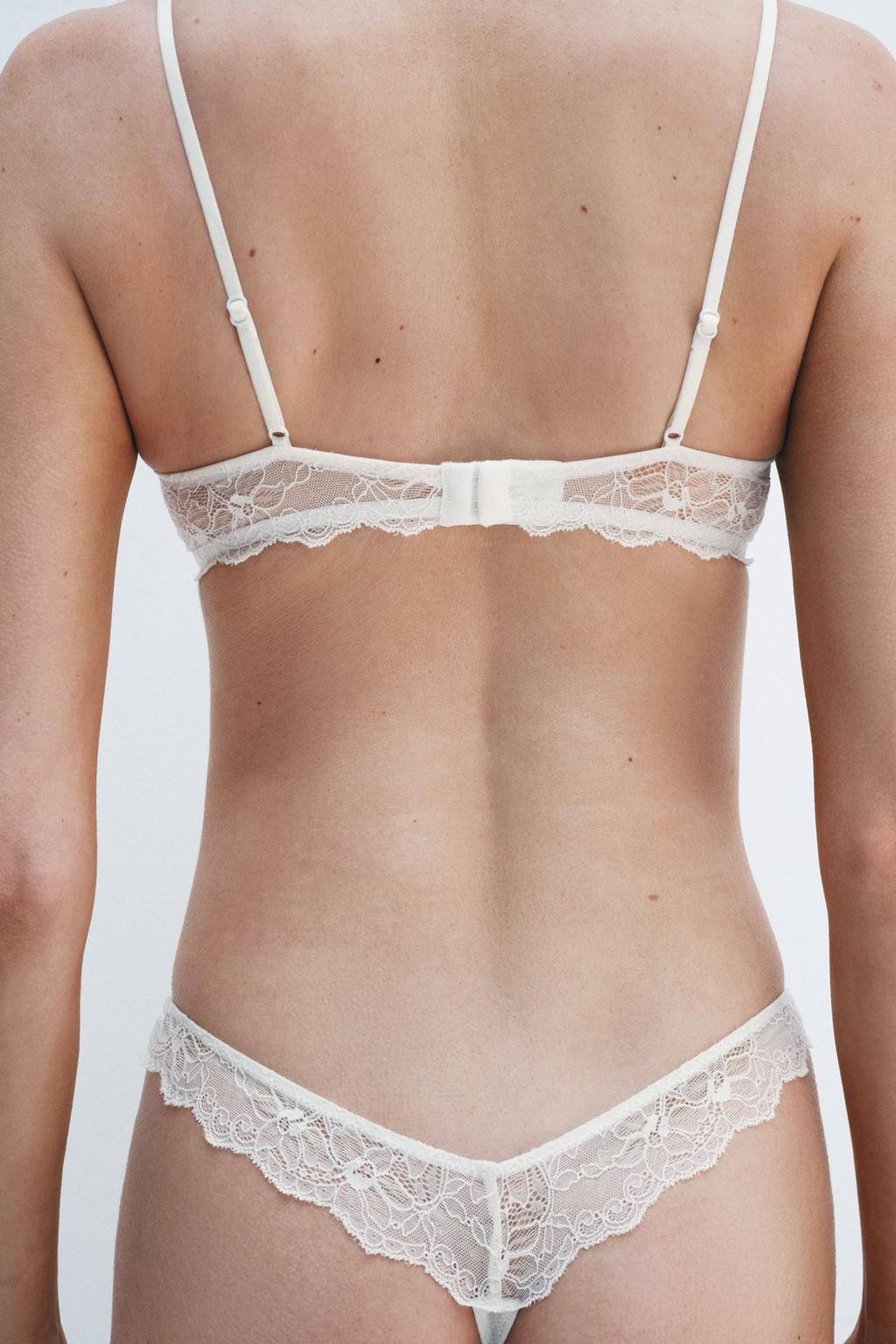 LACE THONG - Zara фото 8