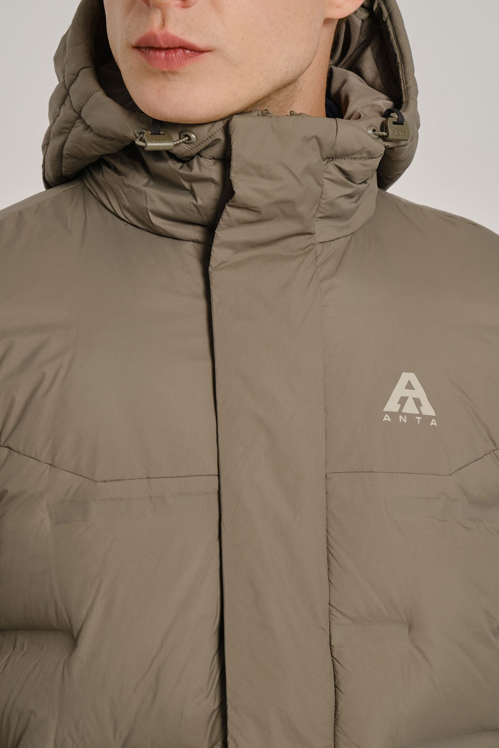 Пуховик короткий Хаки OUTDOOR Down Jacket - Anta фото 14