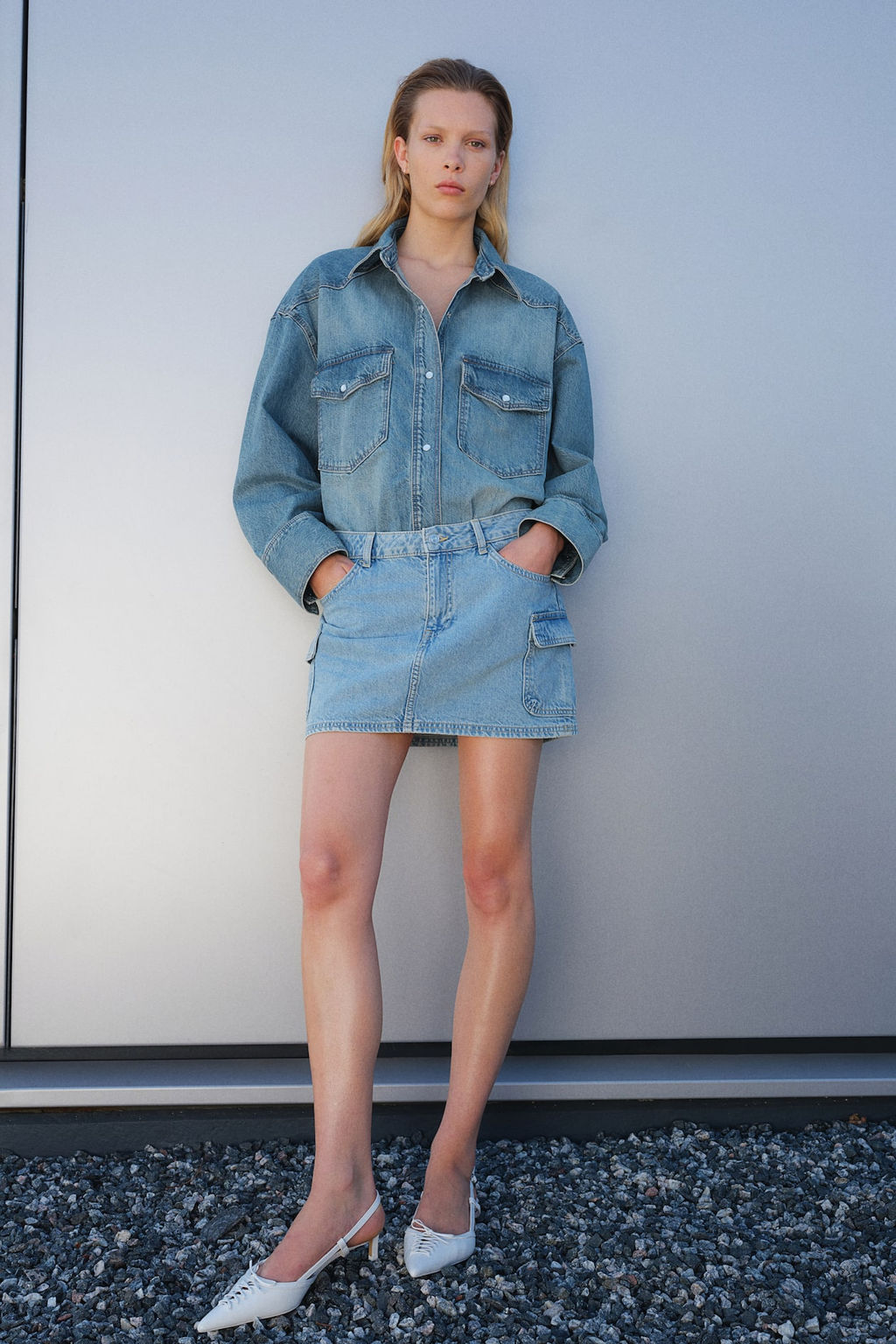 Camisa denim oversize - H&m фото 2