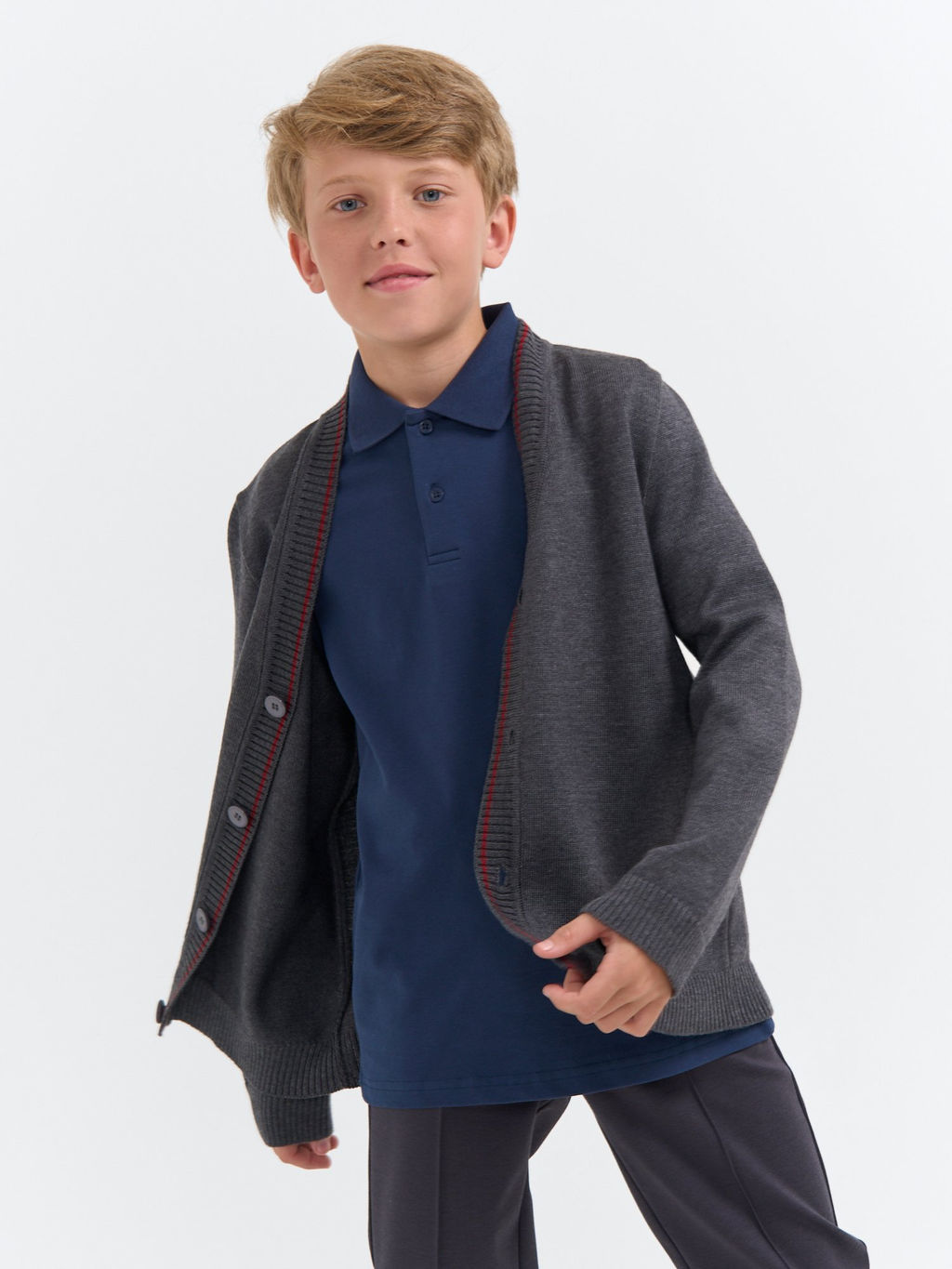 Футболка поло Синяя 7+ - Bungly фото 8