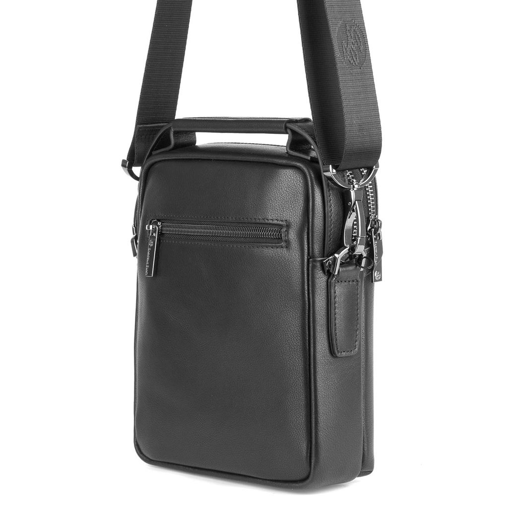 Мужская кожаная сумка мессенджер - Barcelo biagi фото 3