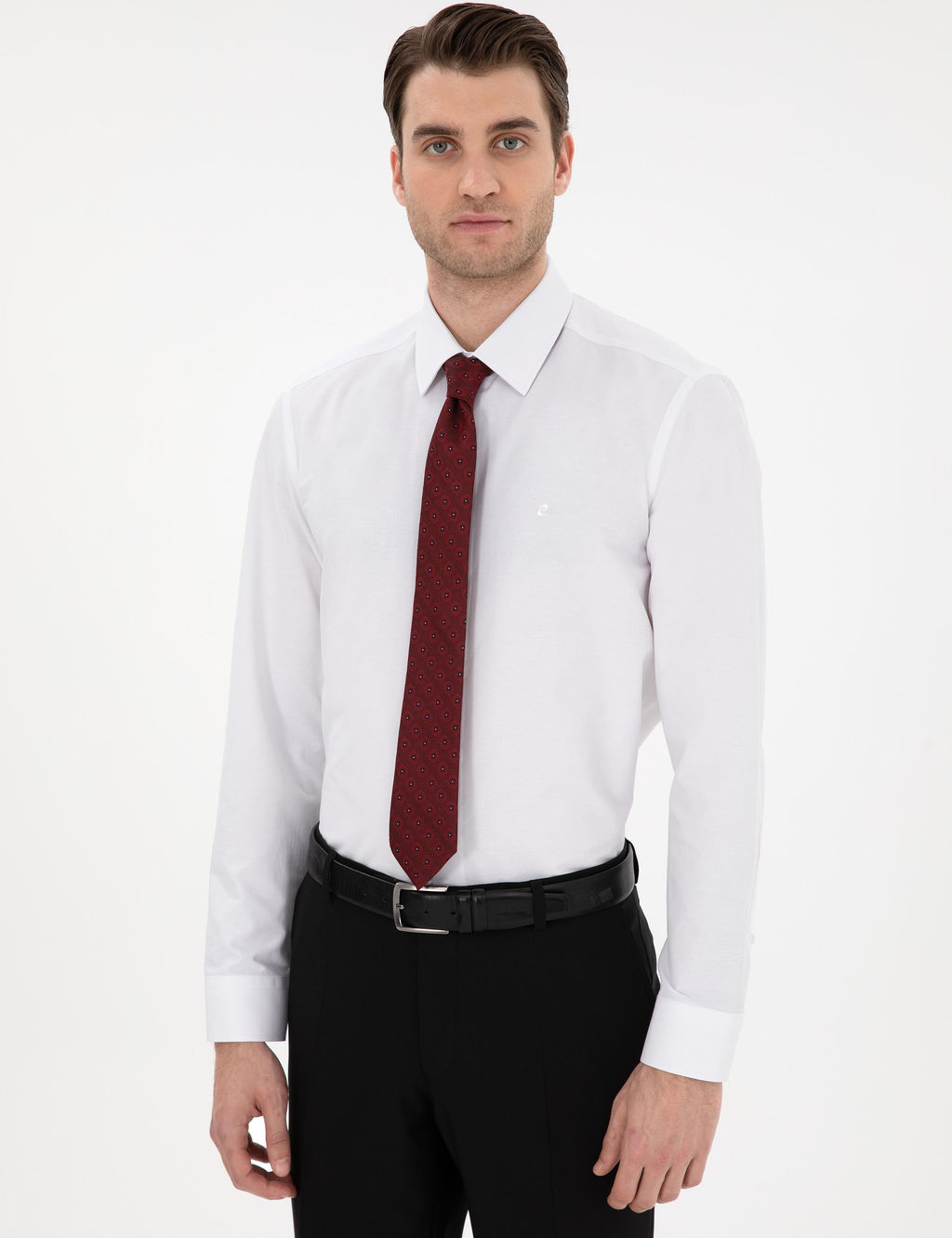 Beyaz Regular Fit Uzun Kollu Basic G_mlek