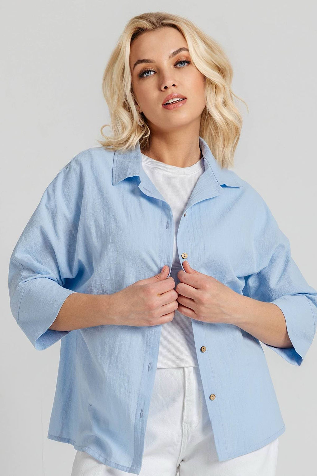 Блузка женская 4274/20/Голубой - Rise фото 4