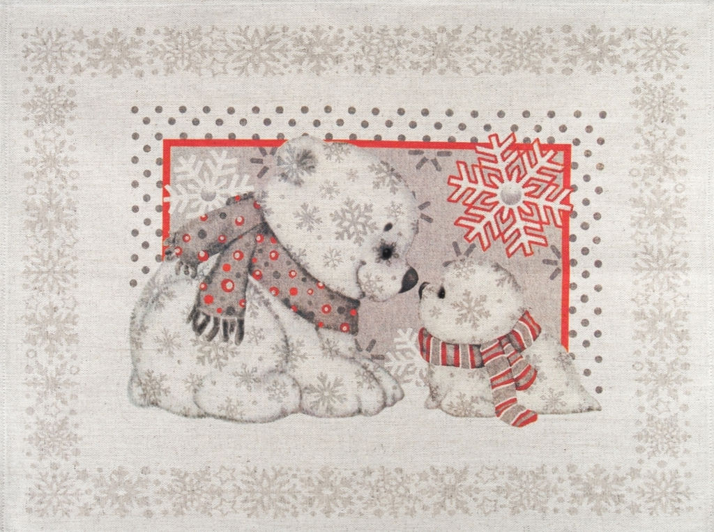 Комплект полотенец 20С189-ШР+К/пр/фкор из 3 шт 46*60 "Север-3" рис. 338