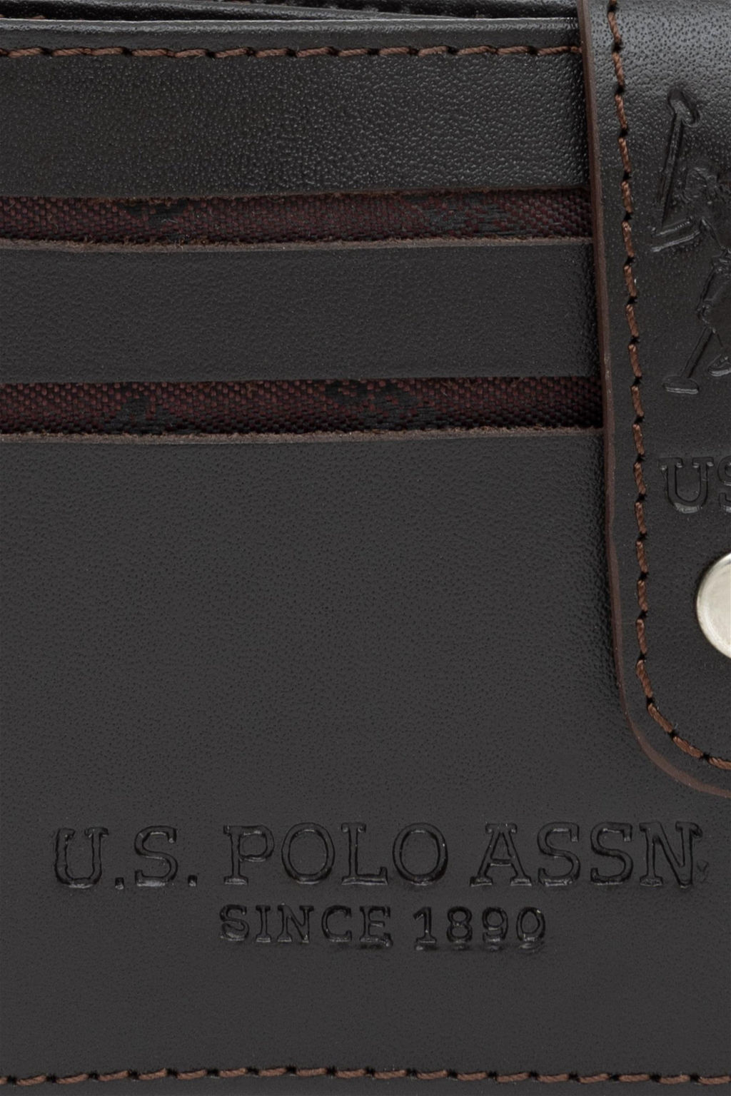 U. S. Polo Assn Мужской коричневый кошелек - U.s. polo assn фото 7
