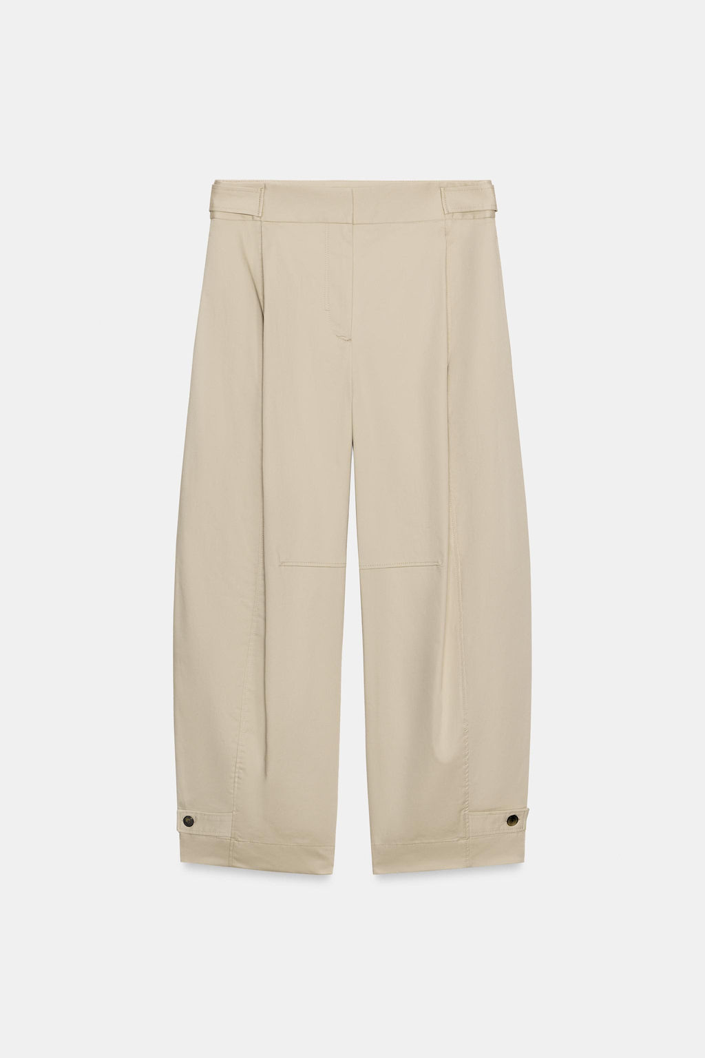 PANTAL?N CULOTTE TIRO ALTO / Crudo medio - Zara фото 7