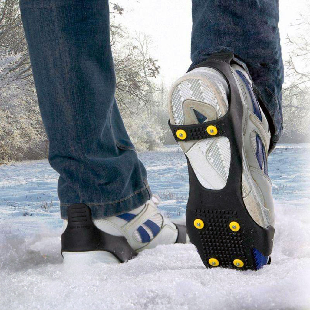 Ледоходы (ледоступы) на обувь Финские р-р M (38-40), 6 шипов, цвет черный, в блистере (Китай) - Домашняя мода фото 5