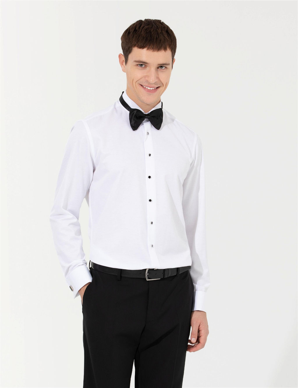 Beyaz Slim Fit Smokin G_mlek - Pierre cardin фото 3