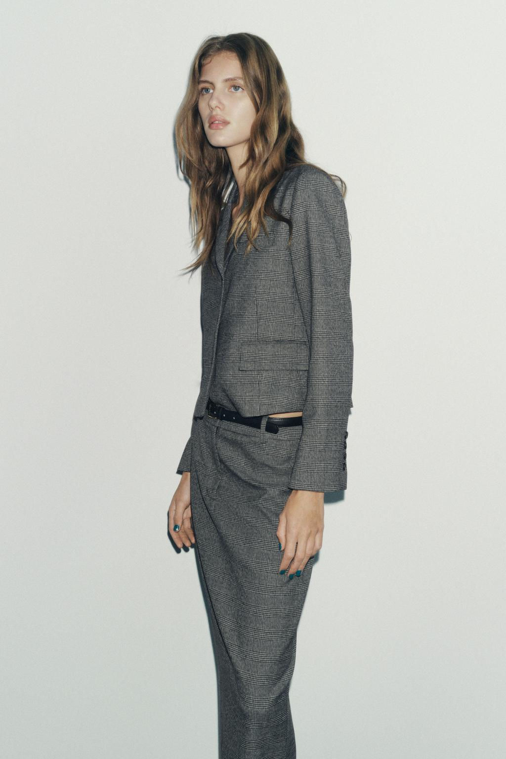 ZW COLLECTION CROPPED BLAZER - Zara фото 4