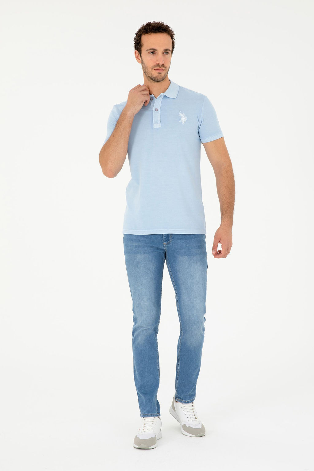 U. S. Polo Assn / Мужские синие джинсовые брюки - U.s. polo assn фото 7