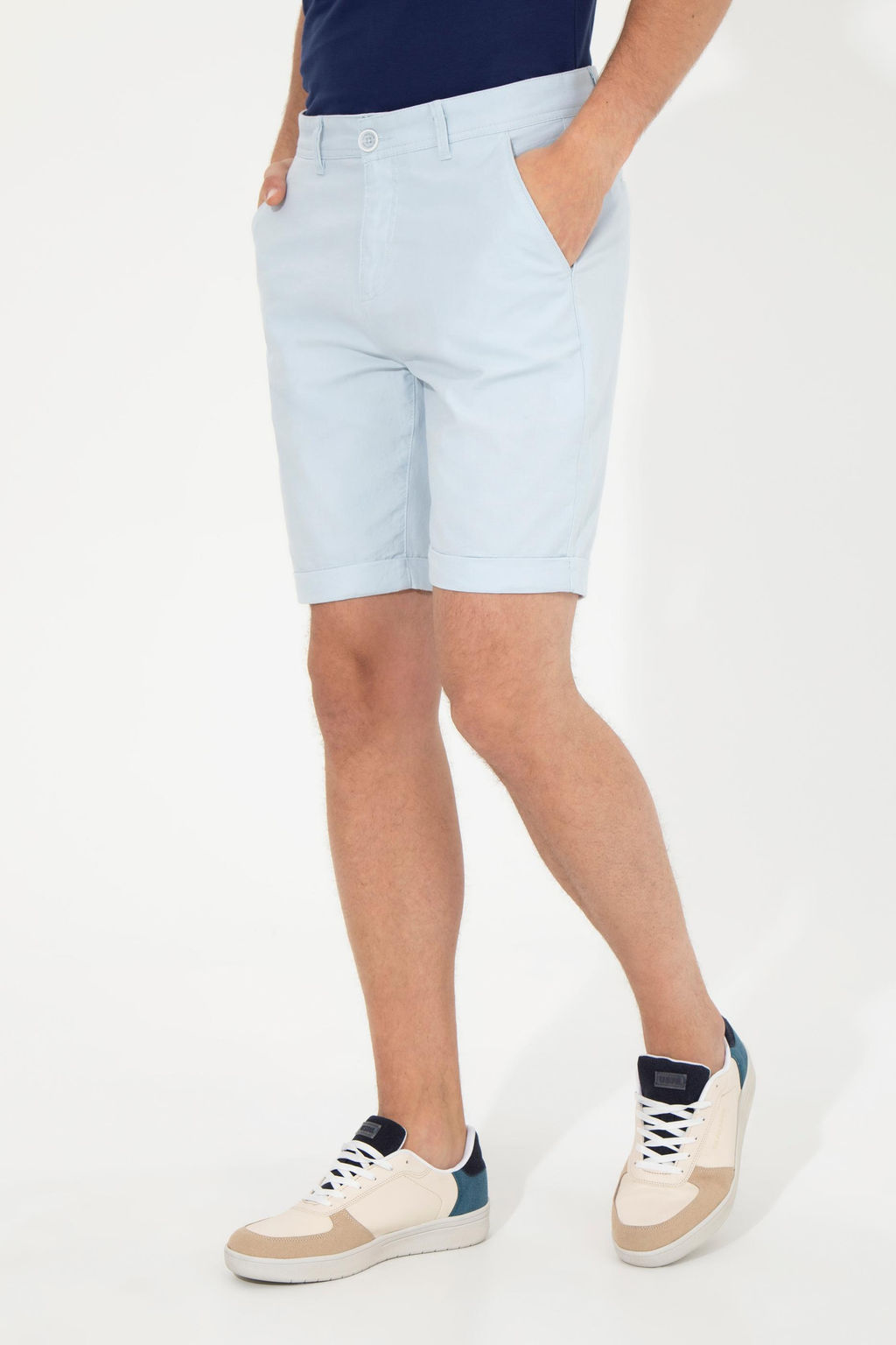 U. S. Polo Assn Мужские голубые тканые шорты - U.s. polo assn фото 16