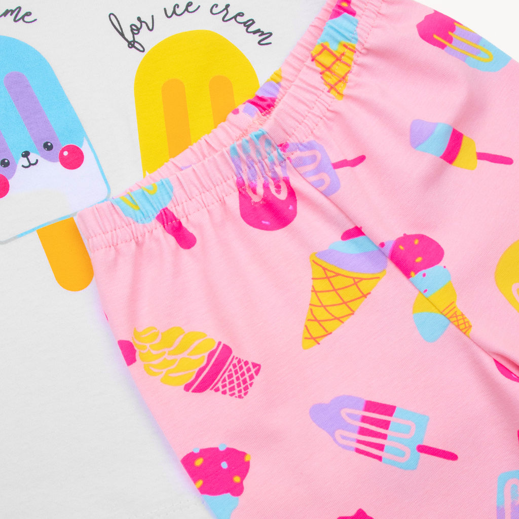 Комплект футболка кулирка, велосипедки кулирка с лайкрой 7003100303 - Youla-la фото 2