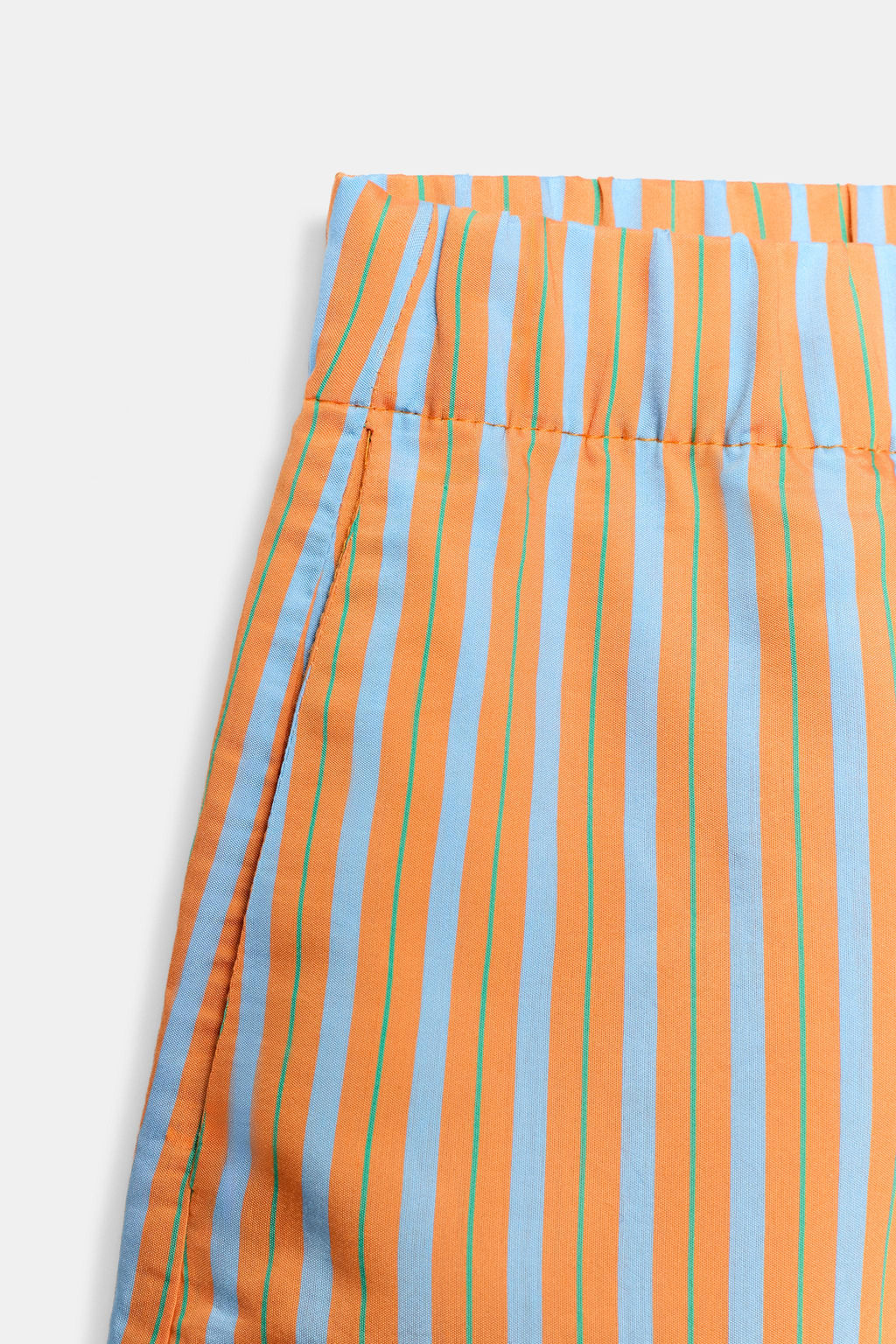SHORTS POPEL?N RAYAS / Naranja - Zara фото 6
