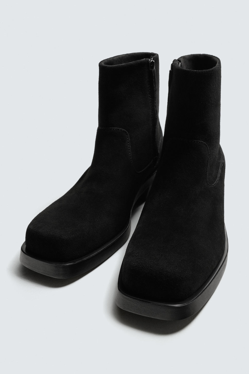 LEATHER COWBOY BOOTS - Zara фото 5