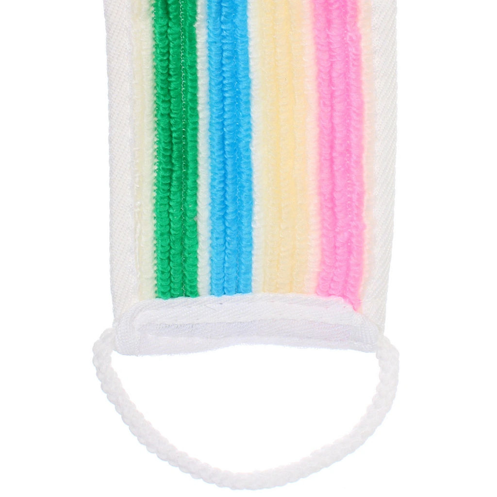 Цена за 3 шт. Мочалка для тела "ULTRAMARINE VOLNA", комбинированная, цвет как на фото, 59*10см (зип пакет и наклейка Ultramarine)