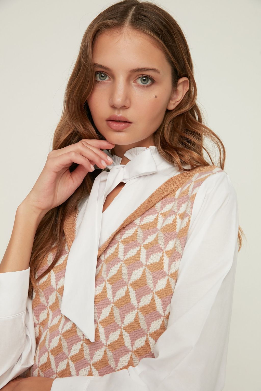 TRENDYOLMILLA Lacivert Mini Triko Gomlek Garni Detayl? Elbise TWOAW22SV0122  фото 3