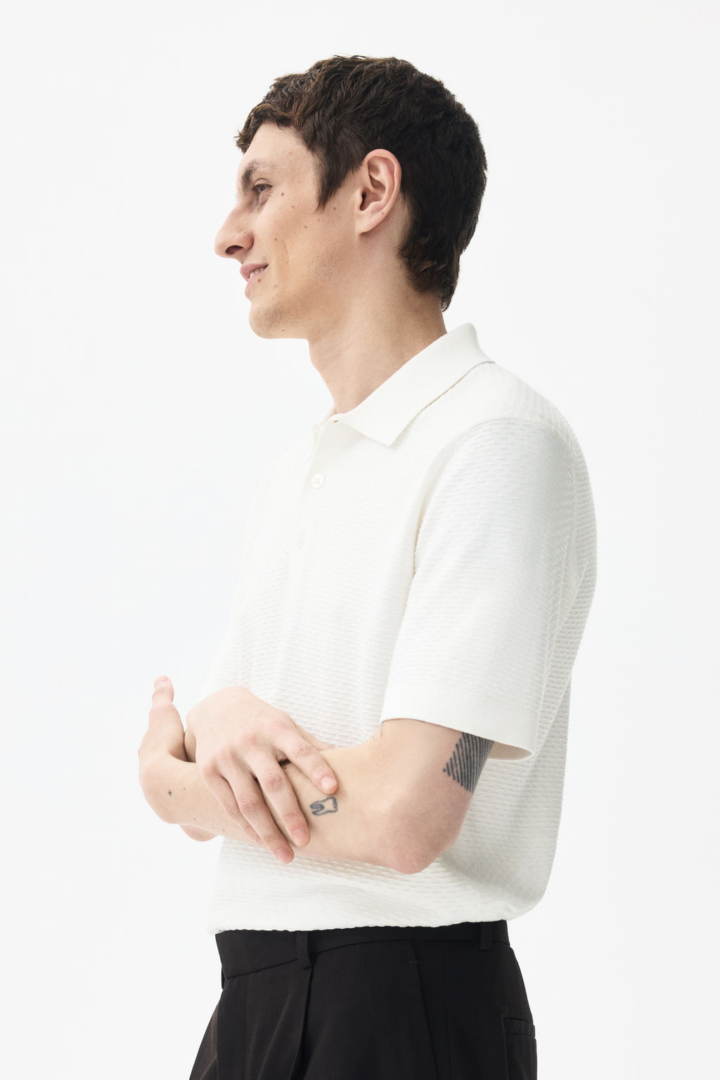 Polo texturizado Slim Fit - H&m фото 9