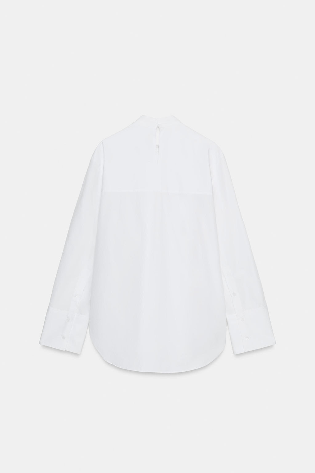 ZW COLLECTION POPLIN SHIRT WITH TIE DETAIL - Zara фото 12