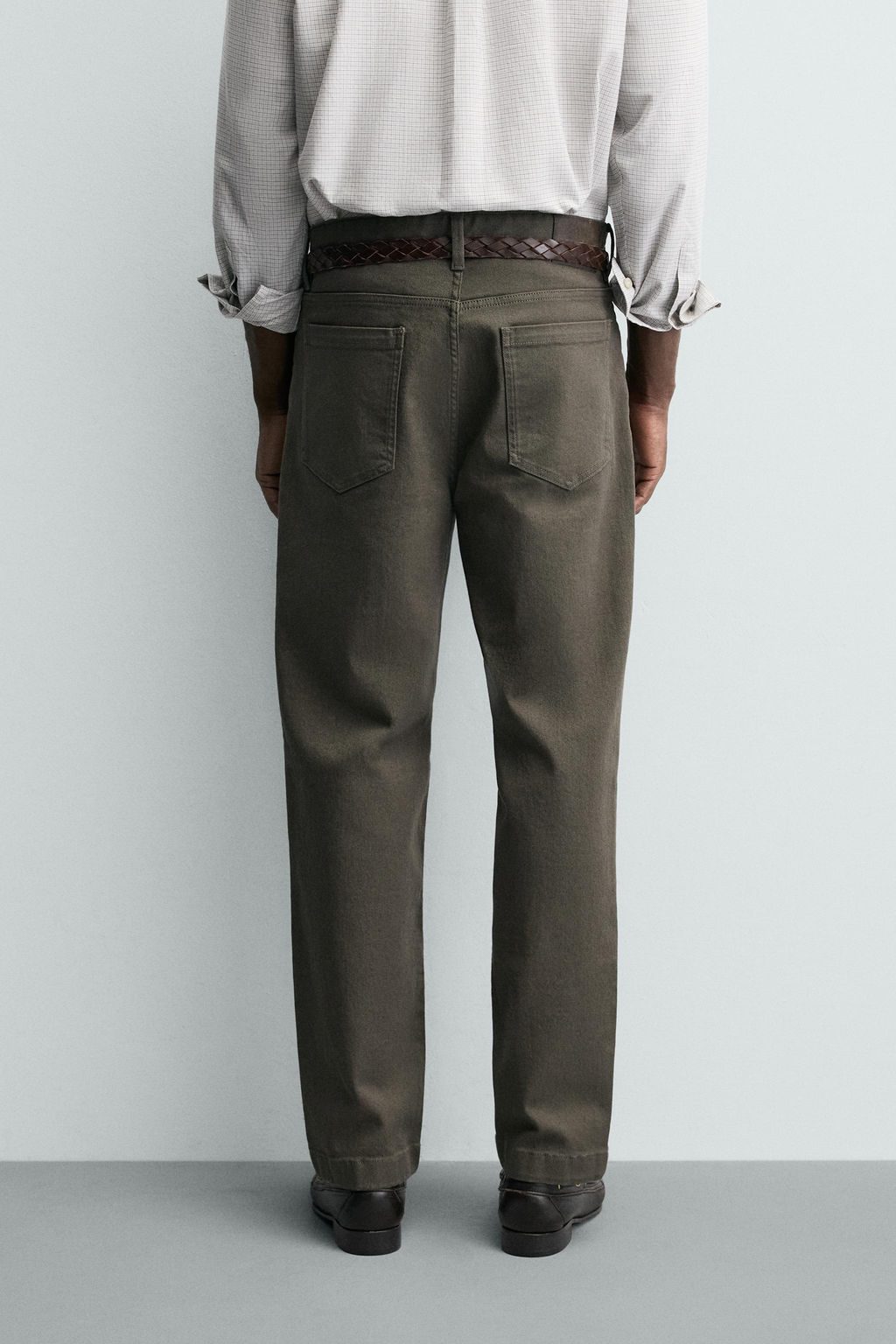 PANTAL?N STRAIGHT FIT / Gris topo - Zara фото 3
