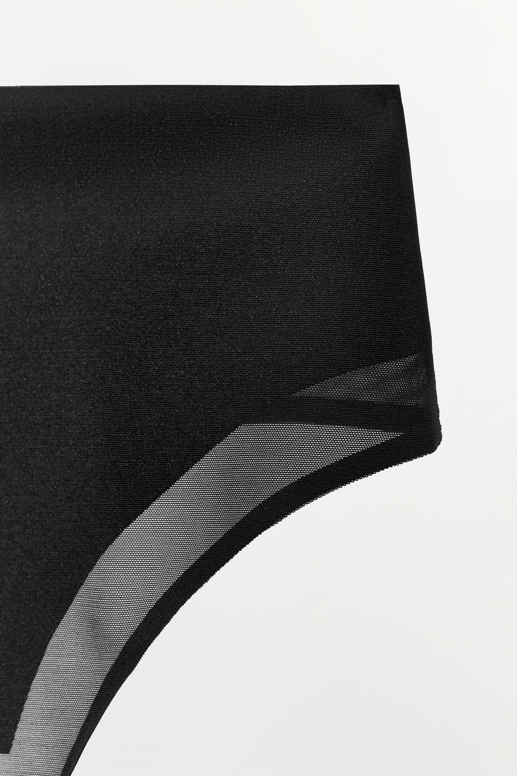 TANGA CINTURA ANCHA MEZCLA POLIAMIDA / Negro - Zara фото 6