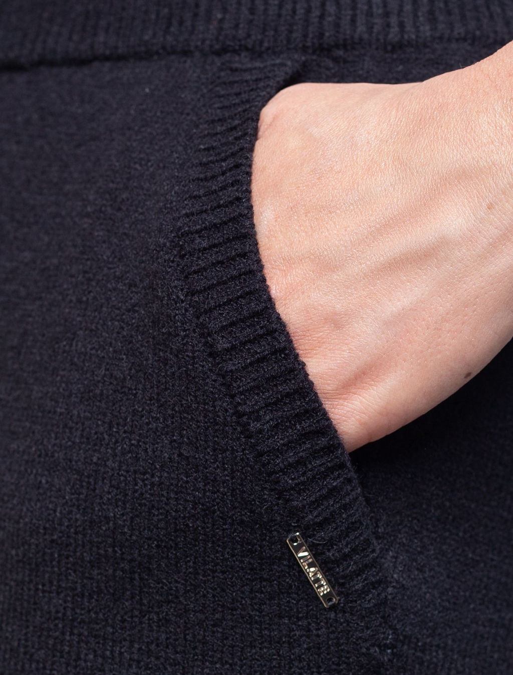 VILATTE / Прямые брюки из пряжи с кашемиром  фото 2