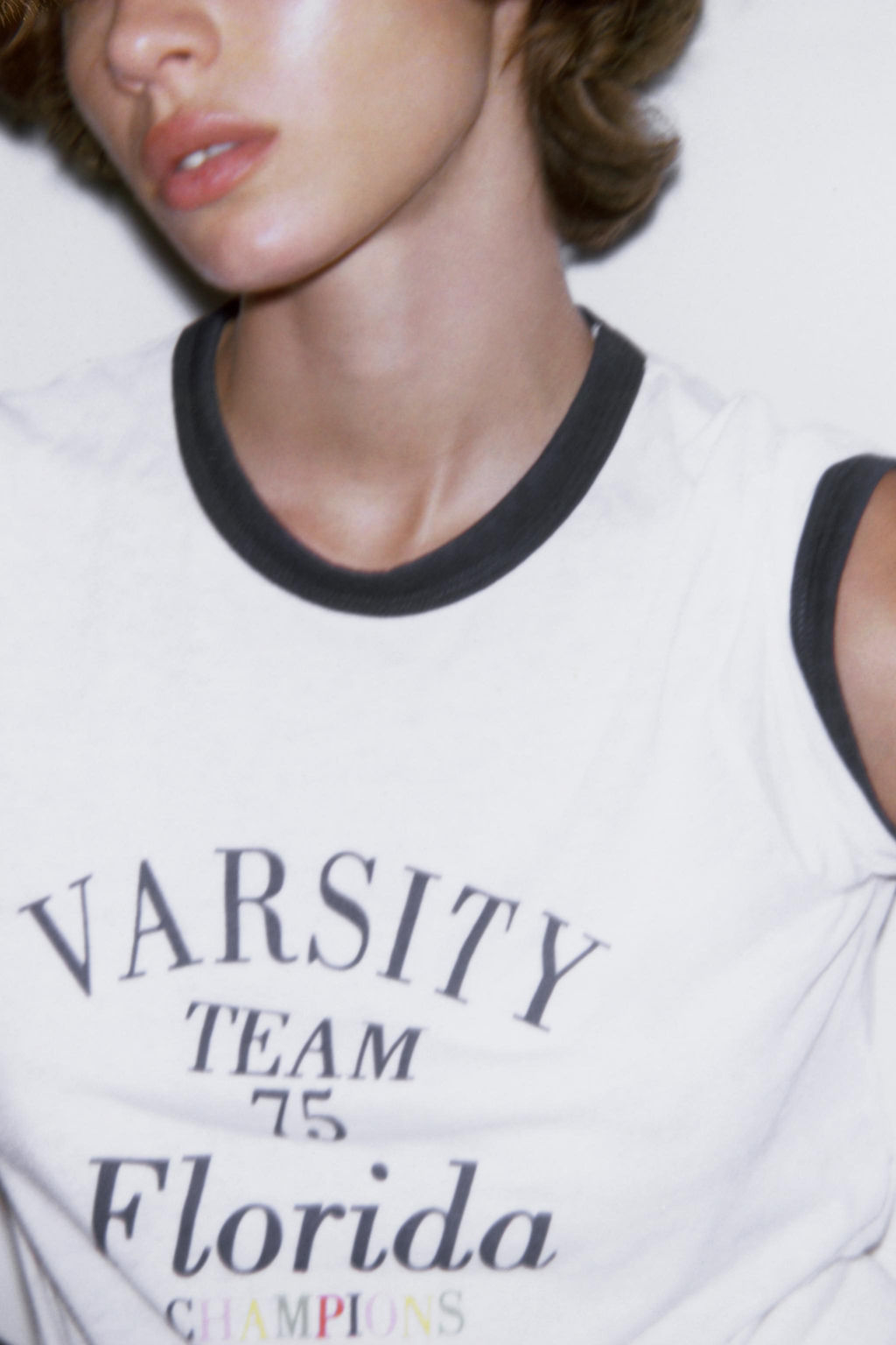 SLOGAN SLUB T-SHIRT - Zara фото 25