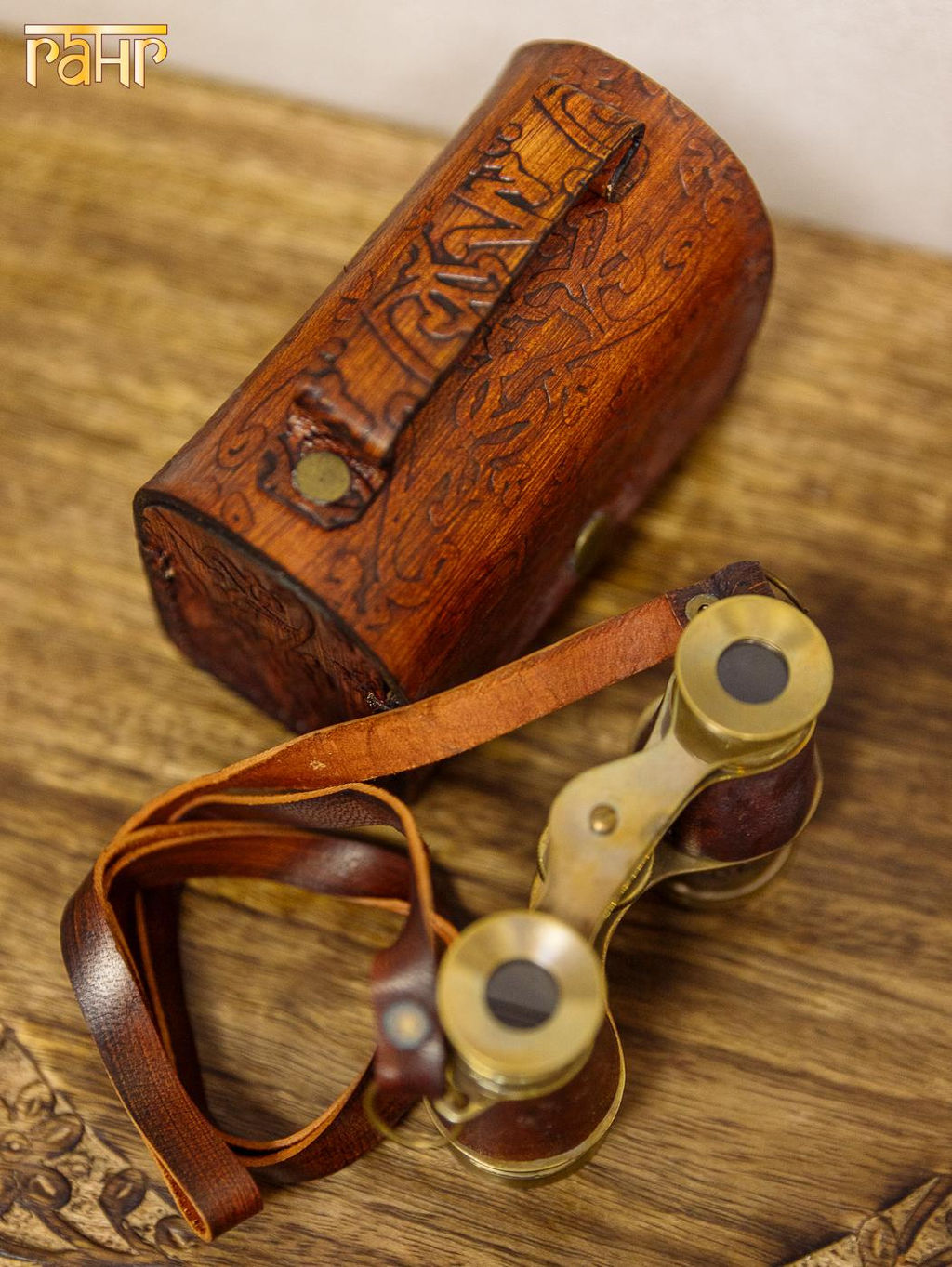 Бинокль 3 в кожаном футляре Мтк177/3 - Ганг фото 3