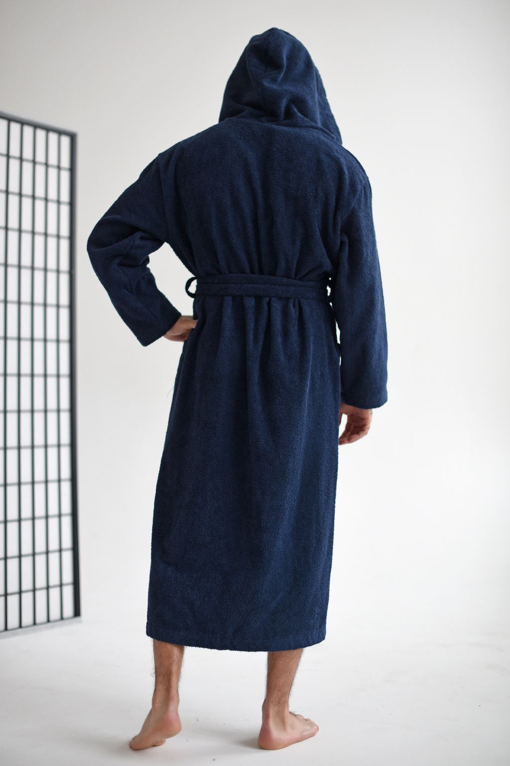 Халат мужской Банный (капюшон) - Оптима фото 5