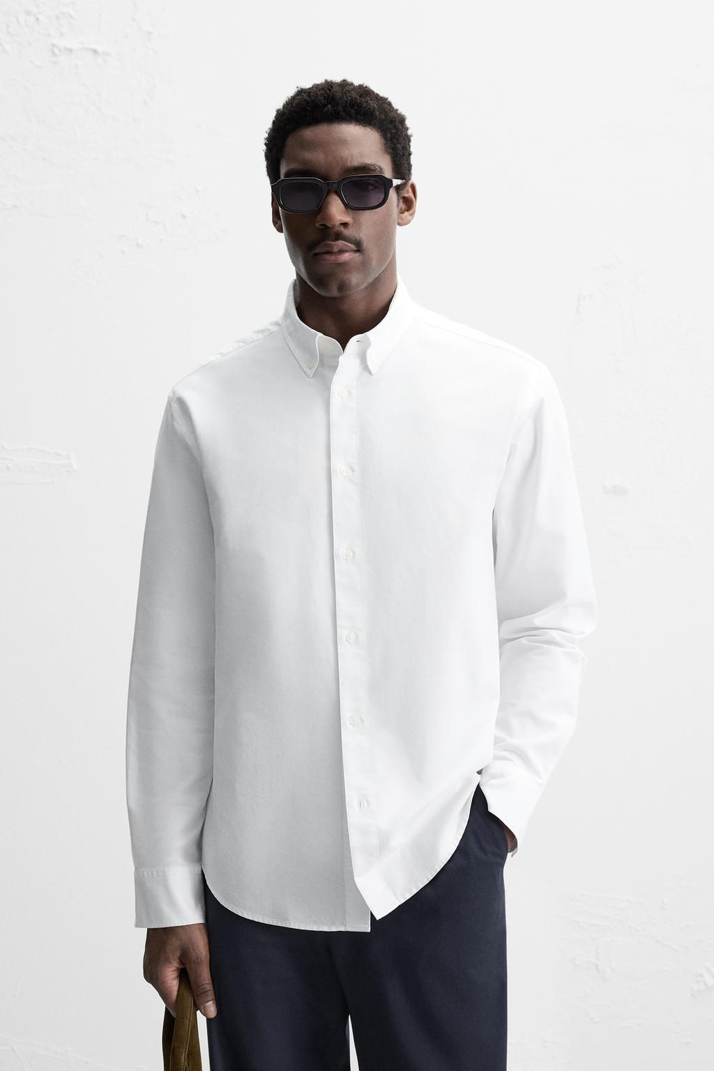 TEXTURED OXFORD SHIRT - Zara фото 2