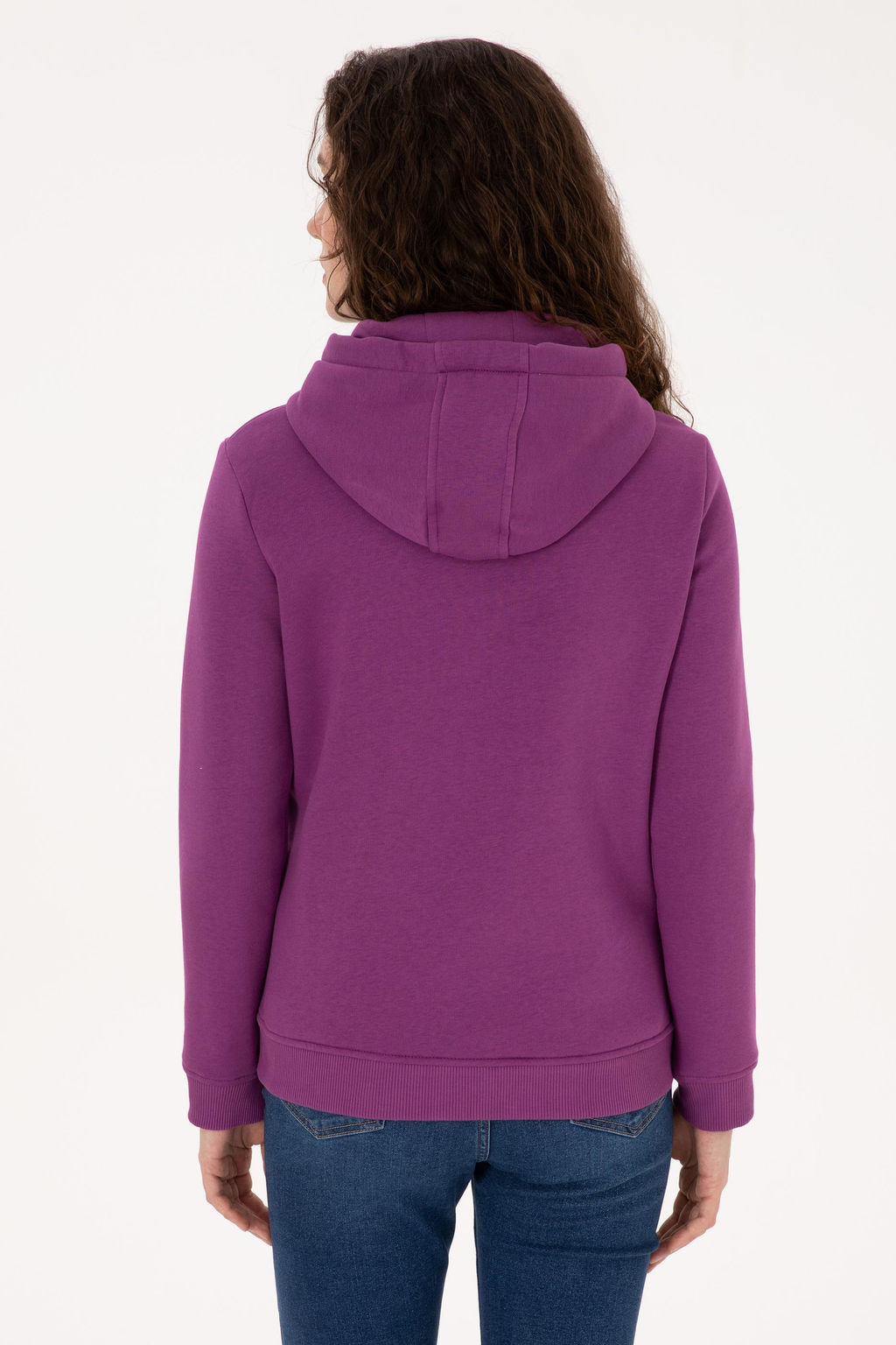 Kad_n Menek_e Kap__onlu Basic Sweatshirt - U.s. polo assn фото 5