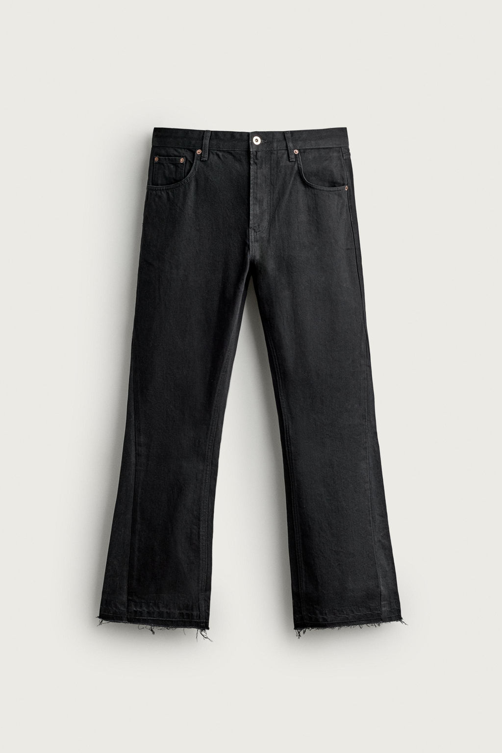 JEANS FLARE FIT / Negro - Zara фото 6