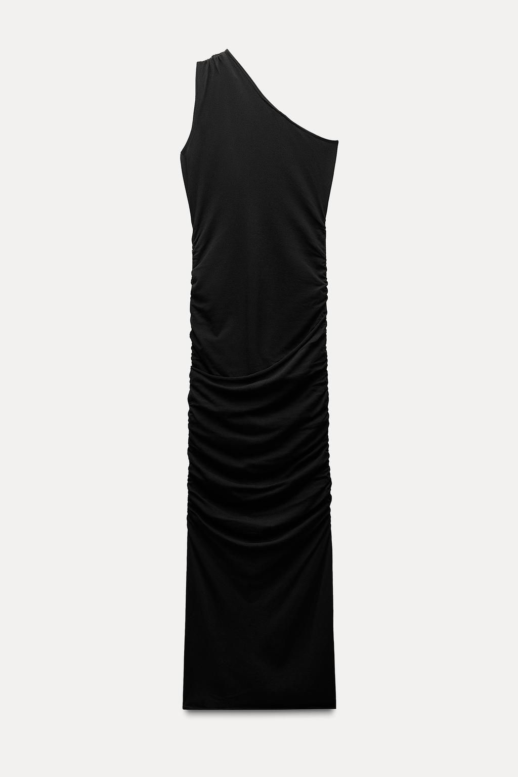 DRAPED MIDI DRESS - Zara фото 9