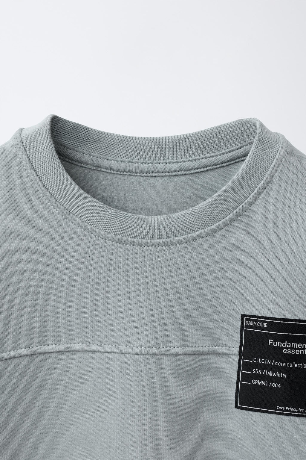 LABEL INTERLOCK T-SHIRT AND BERMUDA SHORTS SET - Zara фото 7