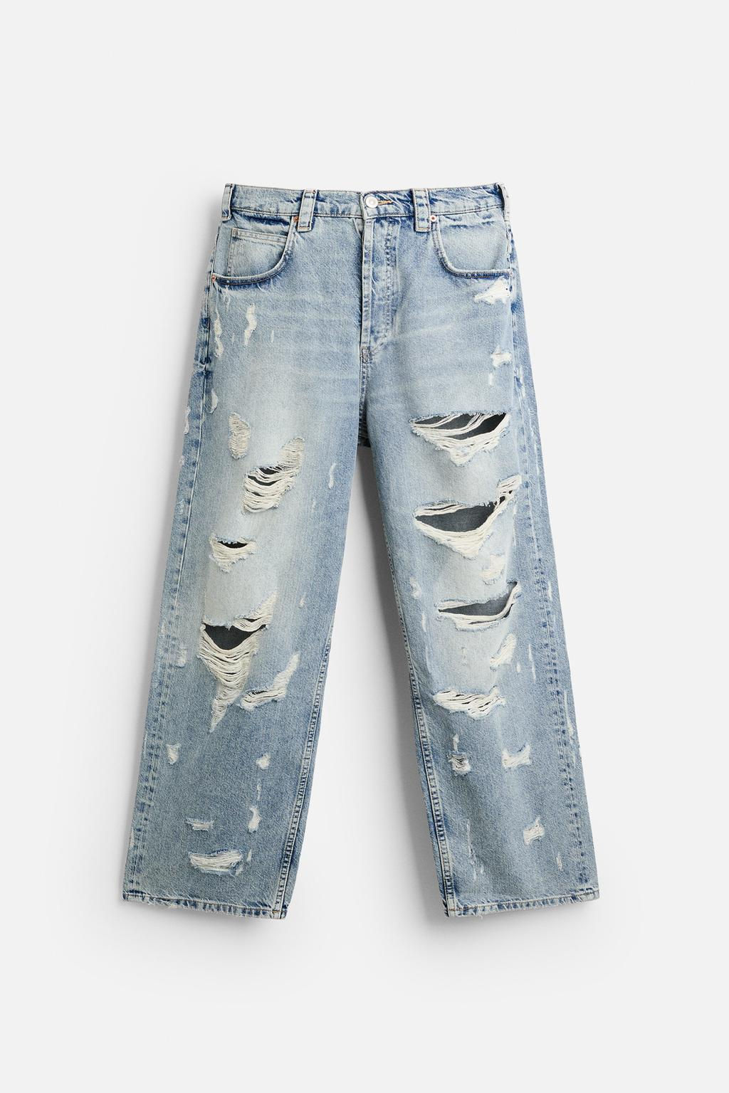 YOGUN SOLUK EFEKTLI DISTRESSED JEAN - Zara фото 7