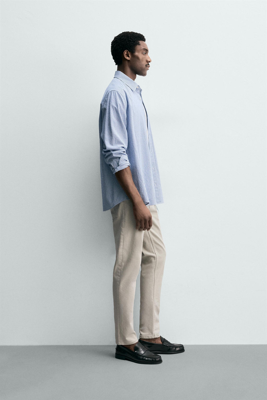 JEANS SLIM FIT B?SICO / Crudo - Zara фото 4