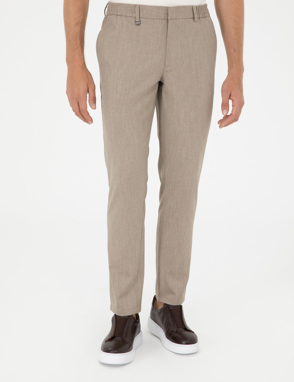 A__k Kahverengi Ex. Slim Fit Kuma_ Pantolon